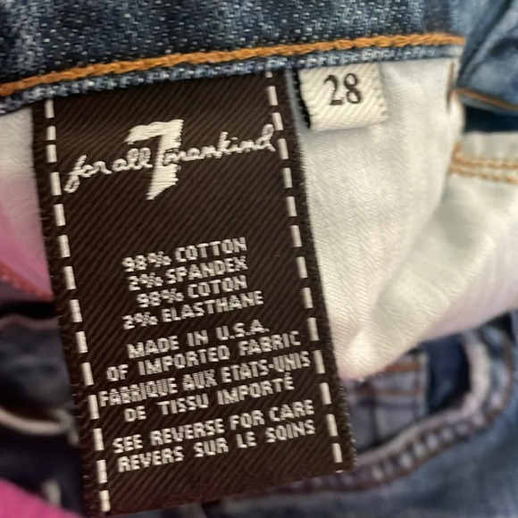 7 For All Mankind Bootcut Jeans size 28 - Picture 4 of 7
